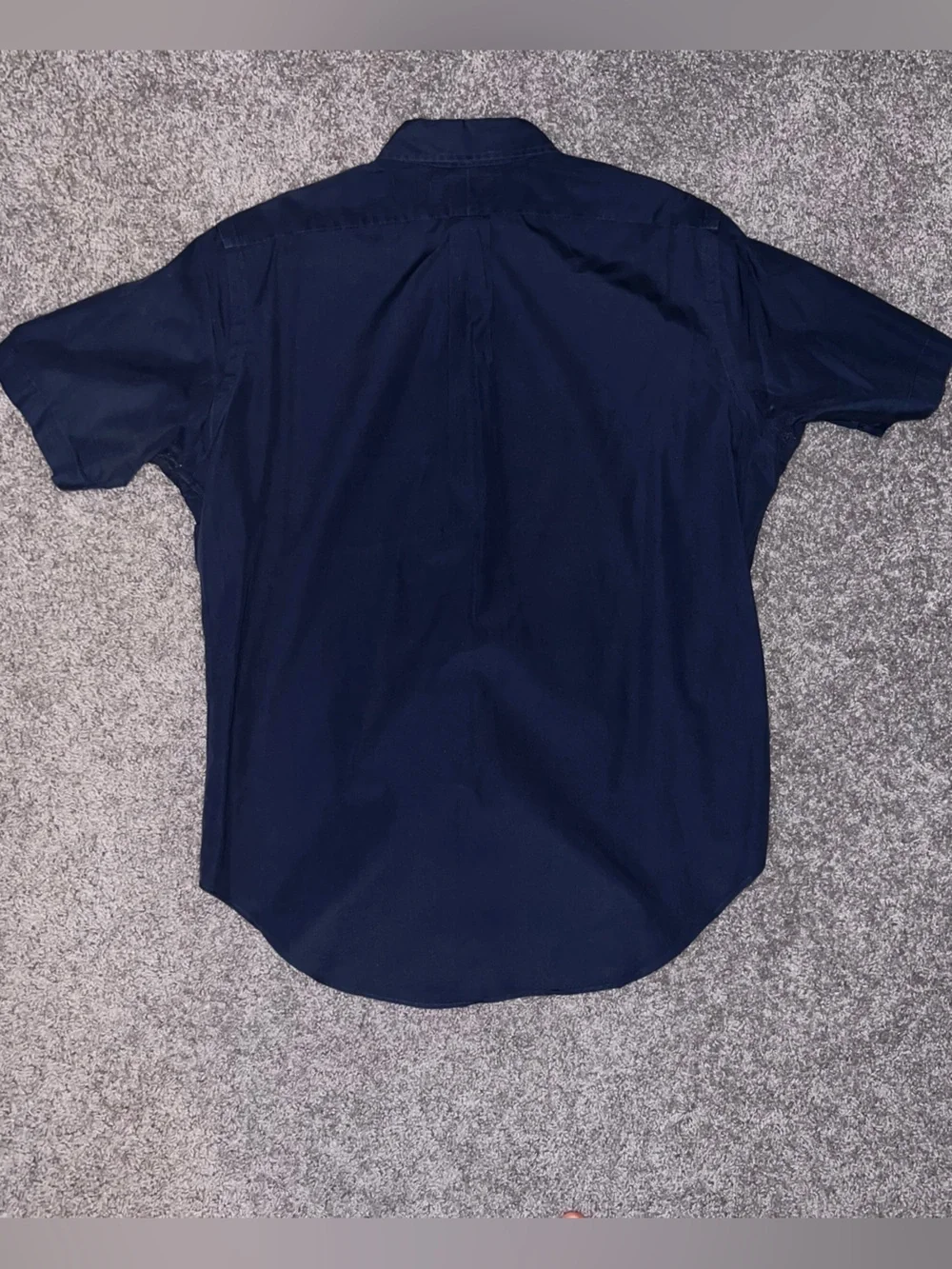 Ralph Lauren Men’s Navy Short-Sleeve Button-Down Shirt - Picture 3 of 3